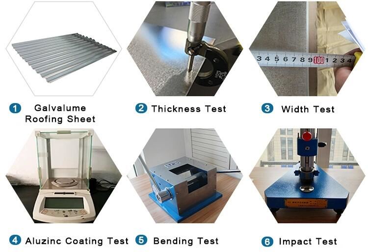 Corrugated Zinc Aluminum Roofing Sheet for Building test Corrugated Zinc Aluminum Roofing Sheet for Building test